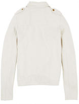 Thumbnail for your product : Delia's Fleece Collar Notch Moto Jacket