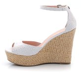 Thumbnail for your product : Pepe Jeans Open Toe Wedge-Heeled Platform Sandals