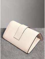 Thumbnail for your product : Burberry Textured Leather Continental Wallet, Grey