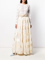 Thumbnail for your product : Zimmermann Long Tiered Skirt