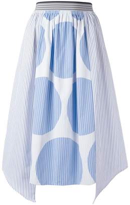 Stella McCartney stripe panel skirt