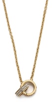 Thumbnail for your product : Michael Kors Pave & Baguette Link Charm Necklace