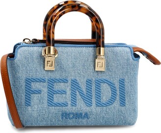 FENDI: clutch for woman - Blue  Fendi clutch 8N0178ALMK online at