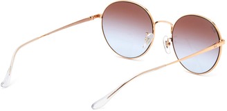 Ray-Ban Duochrome Round Metal Frame Sunglasses