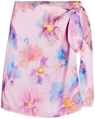 purple swimsuit cover up