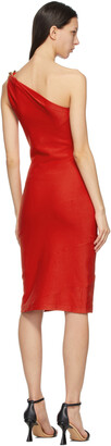 Givenchy Red Spiral Chain Dress