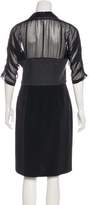 Thumbnail for your product : Fendi Short Sleeve Midi Dress w/ Tags