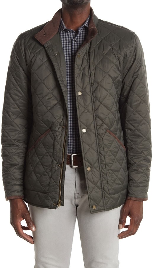 weatherproof quilted jacket