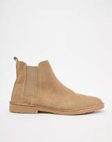 Thumbnail for your product : Office Iberian chelsea boots in beige suede