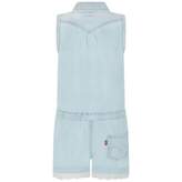 Thumbnail for your product : Levi's Levis KidswearGirls Blue Chambray Denim Playsuit