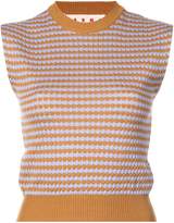Thumbnail for your product : Marni sleeveless patterned knit top