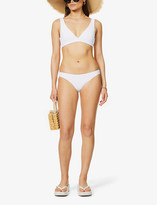 Thumbnail for your product : Seafolly Soiree shoulder-strap bikini top
