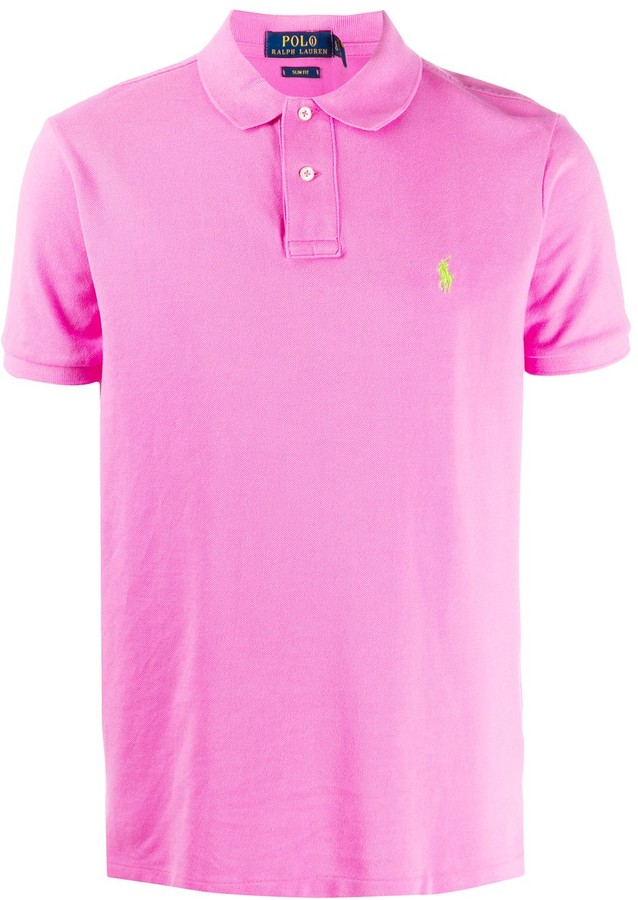 pink ralph lauren polo shirt mens