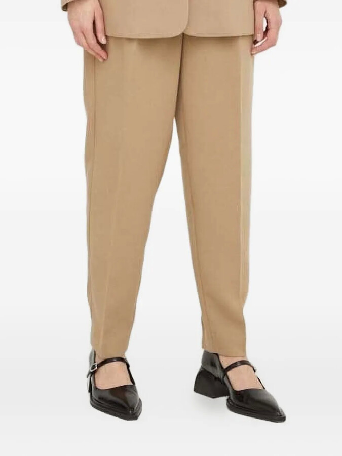 Bruuns Bazaar Pleated High-Waisted Trousers