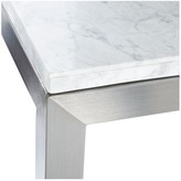 Thumbnail for your product : Crate & Barrel Parsons White Marble Top/ Elm Base 48x16 Console