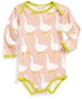 Thumbnail for your product : Milkbarn Zebi Baby Goose Print Organic Cotton Bodysuit (Baby Girls)