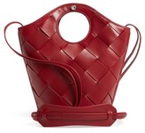 Thumbnail for your product : Elizabeth and James Small Market Woven Leather Crossbody Shopper