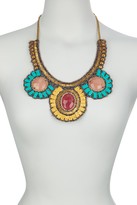 Thumbnail for your product : G Lish G-Lish Sequin, Beads, & Stone Statement Necklace