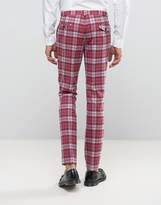 Thumbnail for your product : Noose & Monkey Super Skinny Suit Pants In Check
