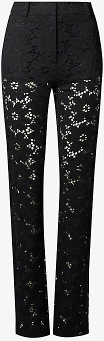COLLUSION slinky flare pants in black