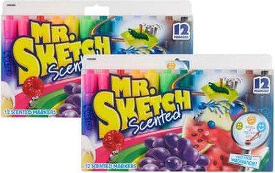 Mr. Sketch® Assorted Colors Chisel Tip Scented Markers