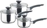 Thumbnail for your product : Prestige Everyday 3 Piece Stainless Steel Straining Pan Set.