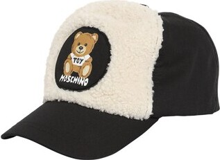 Moschino Cotton gabardine & teddy baseball hat