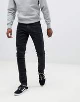 Thumbnail for your product : Nudie Jeans Tight Terry super skinny organic cotton jeans in black dirt