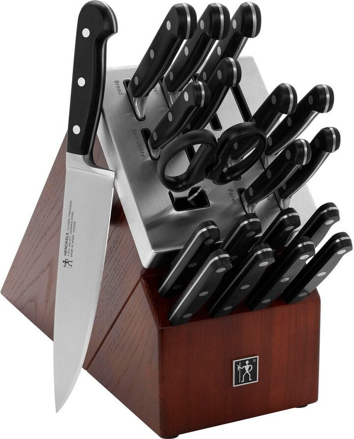 Zwilling J.A. Henckels Classic Precision 20-PiecesSelf-Sharpening Knife Block Set