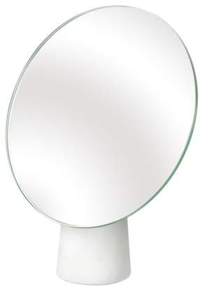 Oliver Bonas Small Round Marble Stand Mirror