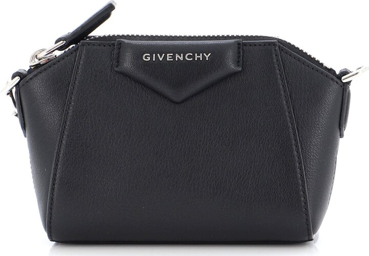 Givenchy Antigona Nano Leather Crossbody Bag in Natural