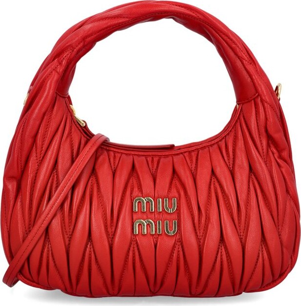 Miu Miu mini Wander matelassé shoulder bag - ShopStyle