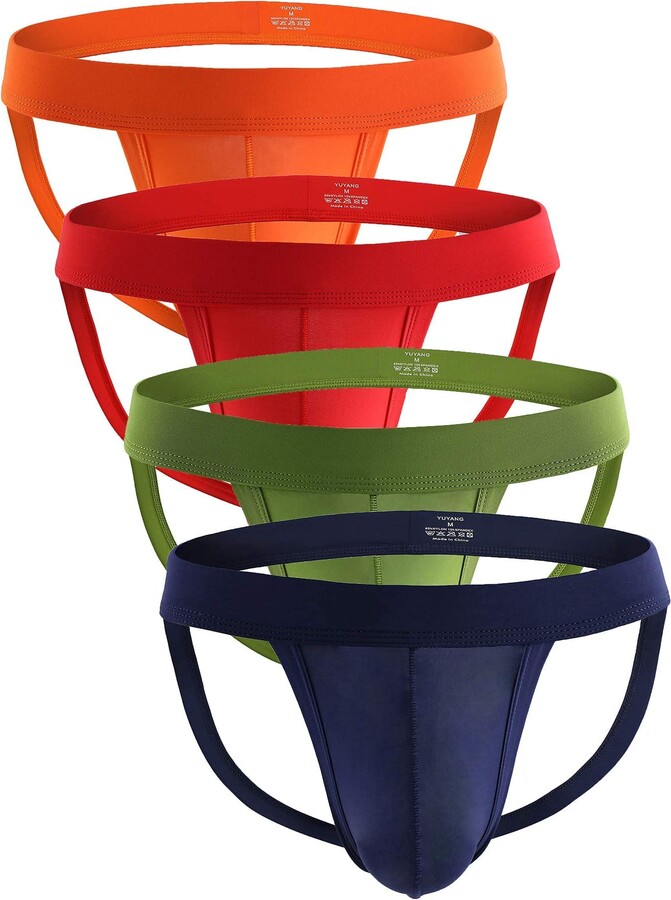 YuKaiChen Men's Jockstrap Underwear Athletic Supporter Sexy High Elastic Performance Jock Strap