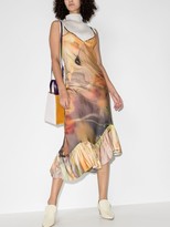 Thumbnail for your product : Collina Strada Michi tie-dye floral print dress