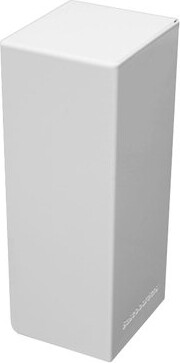 Baseboarders Basic Rust-Resistant Steel Easy Slip-On Baseboard Heater Cover Right Side Closed End Cap – White