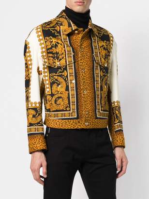 Versace baroque print jacket