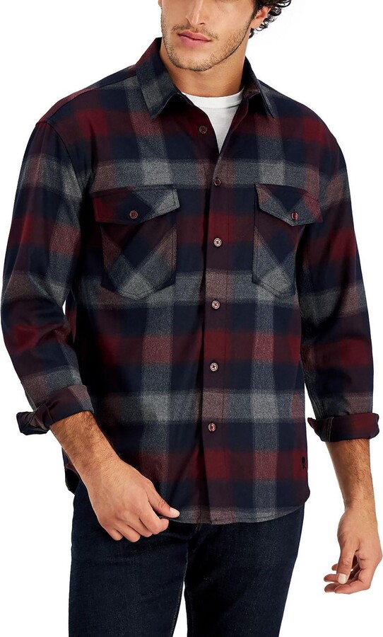 CRWTH Canyon Mens Plaid Flannel Button-Down Shirt - ShopStyle