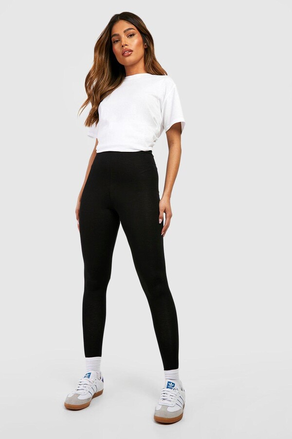 I Saw It First leather look ruched bum leggings in black