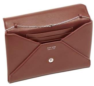 The Row Envelope Chain-handle Leather Clutch - Womens - Tan