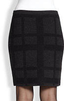 Thumbnail for your product : Eileen Fisher Felted Wool Plaid Skirt