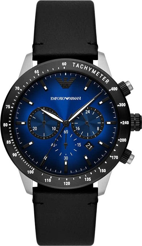Leather Emporio Armani | ShopStyle Watch