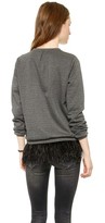 Thumbnail for your product : Madison Marcus Integrity Feather Sweatshirt Top