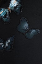 Thumbnail for your product : Valentino Butterfly Embroidered Lace Panel Midi Dress