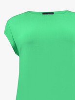 Thumbnail for your product : Live Unlimited Curve Stepped Hem Shell Top, Green