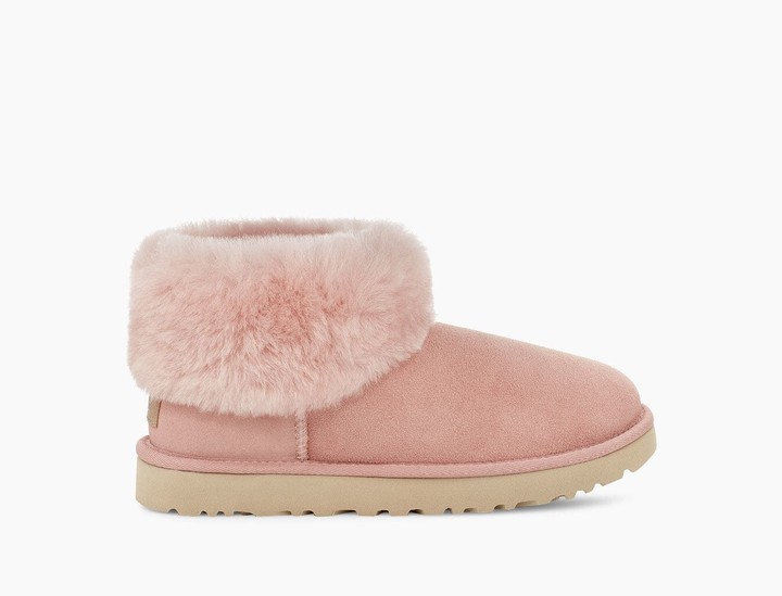 ugg mini fluff boot pink