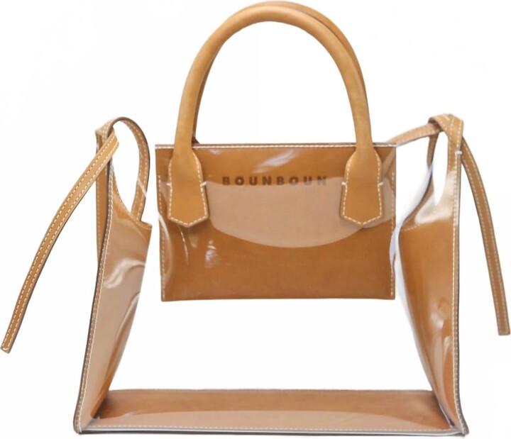 BounBoun Glass Tote In Natural