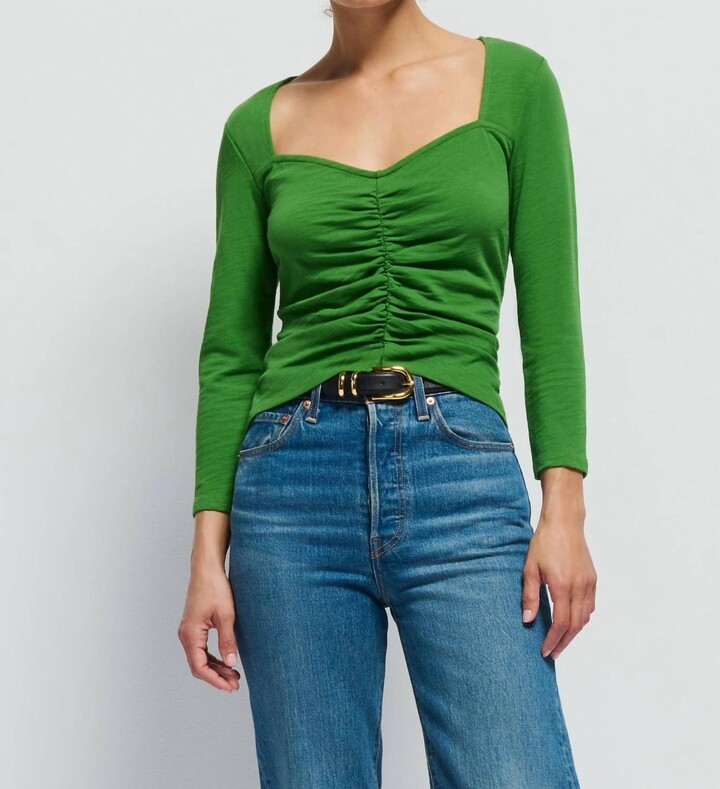 Nation Ltd. Mikaela Top In Salon Green