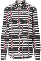 Thumbnail for your product : Suno Monochrome Block Stripes Shirt