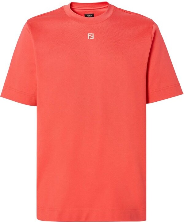Fendi FF Plaque Crewneck T-Shirt