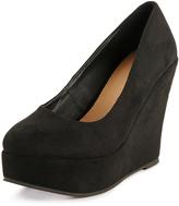 Thumbnail for your product : Shoe Box Garland Imi Suede Platform Wedges Shoes